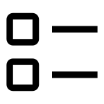 List Boxes SVG Icon